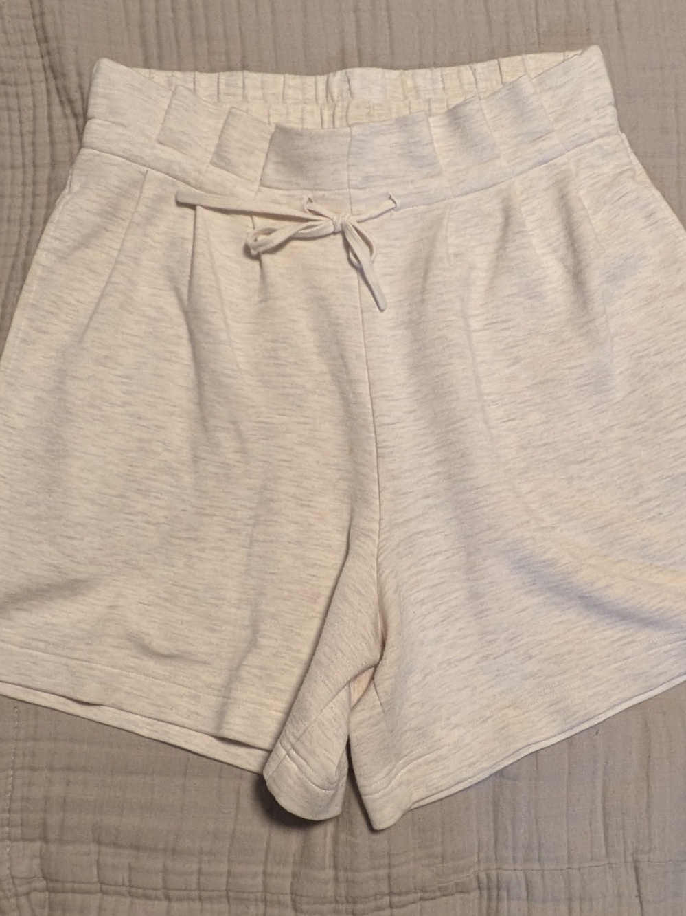 Varley High Waisted Lounge Shorts with Drawstring Waist